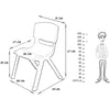 Цветно Детско Столче Фантазия Син Цвят Sonne