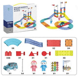 Магнитна Писта Crimson За Деца С Количка И Фигурка, 63 Части