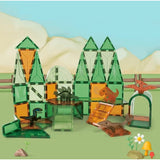 Set de construcții magnetice Otomo colorat cu 28 de piese