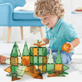 Set de construcții magnetice Otomo colorat cu 28 de piese