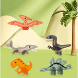 Set de construcții magnetice Otomo colorat cu 28 de piese