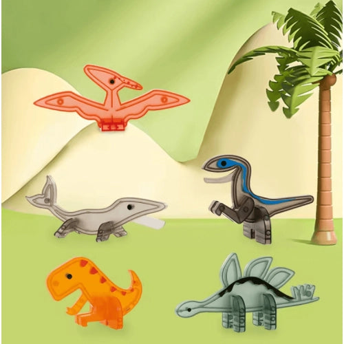 Set de construcții magnetice Otomo colorat cu 28 de piese