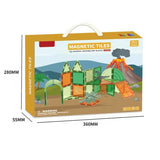 Set de construcții magnetice Otomo colorat cu 28 de piese