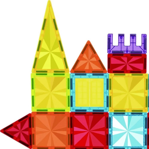 Constructor magnetic pentru copii Tima cu 45 de piese și figurine