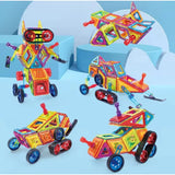 Set de construcții magnetice Omega pentru copii cu 72 de piese diverse