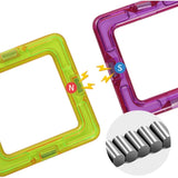Set de construcții magnetice Omega pentru copii cu 72 de piese diverse