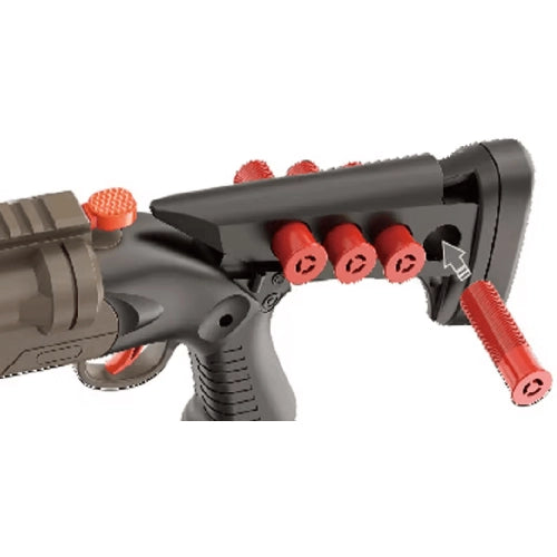 Бластер За Деца Chamber С Двуцевен Механизъм И Куршуми