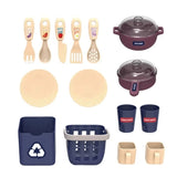Set de bucătărie pentru copii cu înălțimea de 42 cm și multe accesorii