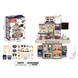 Set de bucătărie pentru copii cu înălțimea de 42 cm și multe accesorii