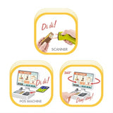 Set Super Kids cu coș de cumpărături și scaner