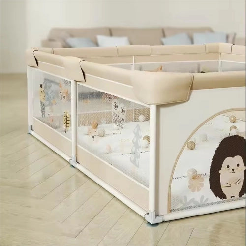 Gard pentru bebeluși cu Mori, inclusiv covor și mingi moi 180*200