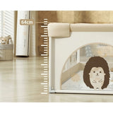 Gard pentru bebeluși cu Mori, inclusiv covor și mingi moi 180*200