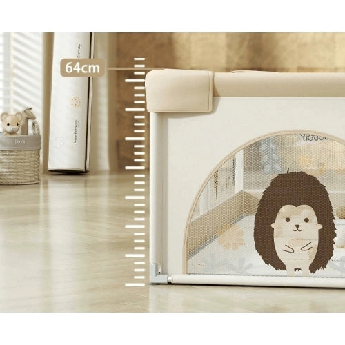 Gard pentru bebeluși cu Mori, inclusiv covor și mingi moi 180*200