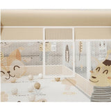 Gard pentru bebeluși cu Mori, inclusiv covor și mingi moi 180*200