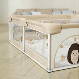 Gard pentru copii cu Mori, complet cu covor și mingi moi, 150*200