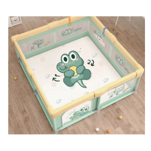 Бебешка Мека Ограда Crocky + Килим И Топки 150*200*65