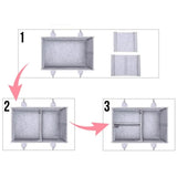 Детска Сгъваема Кошница За Пелени В Сиво-Розов Цвят