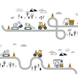 Sipo Стикери За Стена За Детска Стая, Трактори На Улицата