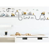 Sipo Стикери За Стена За Детска Стая, Трактори На Улицата