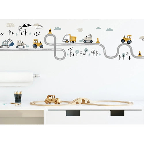 Sipo Стикери За Стена За Детска Стая, Трактори На Улицата