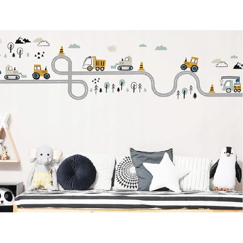 Sipo Стикери За Стена За Детска Стая, Трактори На Улицата