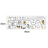 Sipo Стикери За Стена За Детска Стая, Трактори На Улицата