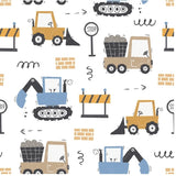 Стикери За Стена Sipo За Детска Стая, Трактори, Багери