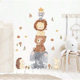 Sipo Стикери За Стена За Детска Стая, Пирамида С Животни