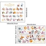 Sipo Стикери За Стена За Детска Стая, Азбука На Животни