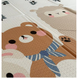 Covor moale cu căprioare / urși / lame 150 * 200 * 1 cm. Mărime Xs