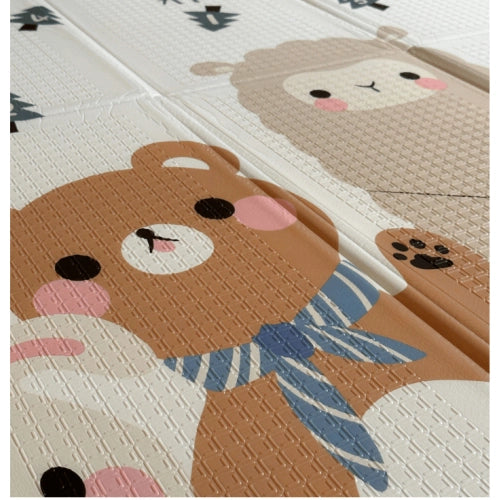 Covor moale cu căprioare / urși / lame 150 * 200 * 1 cm. Mărime Xs