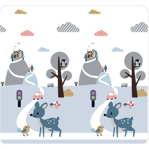 Covor moale cu căprioare / urși / lame 150 * 200 * 1 cm. Mărime Xs