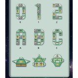 Забавен Детски Магнитен Конструктор С 66 Части Space Trips Sonne