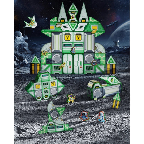 Забавен Детски Магнитен Конструктор С 66 Части Space Trips Sonne