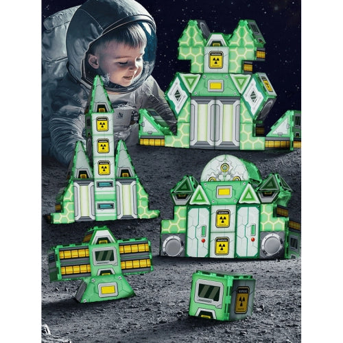 Забавен Детски Магнитен Конструктор С 66 Части Space Trips Sonne