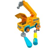Детско Камионче Сглобяем Кран С Издърпване Назад Longshot Sonne