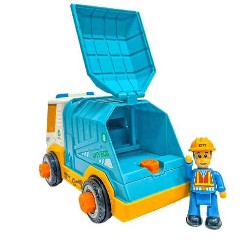 Morgan Детско Сглобяем Сметосъбиращ Камион Със Звук Sonne
