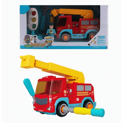 Night Raid Детско Камионче Сглобяема Пожарна Кола И Звук Sonne