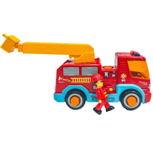 Night Raid Детско Камионче Сглобяема Пожарна Кола И Звук Sonne
