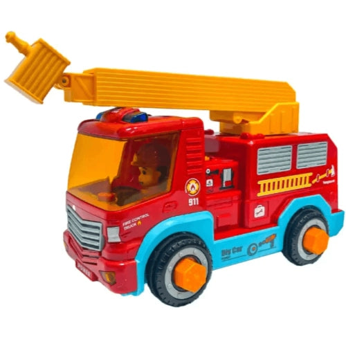 Night Raid Детско Камионче Сглобяема Пожарна Кола И Звук Sonne
