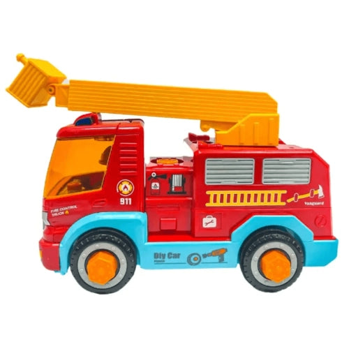 Детско Камионче Сглобяема Пожарна Кола И Звук Night Raid Sonne