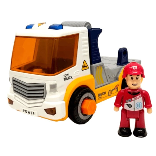 Mercer Детско Камионче Сглобяемо Ремарке С Болид И Звук Sonne