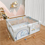 Практична Dinodream Yard Бебешка Кошара 120x120 См С Мрежа Sonne