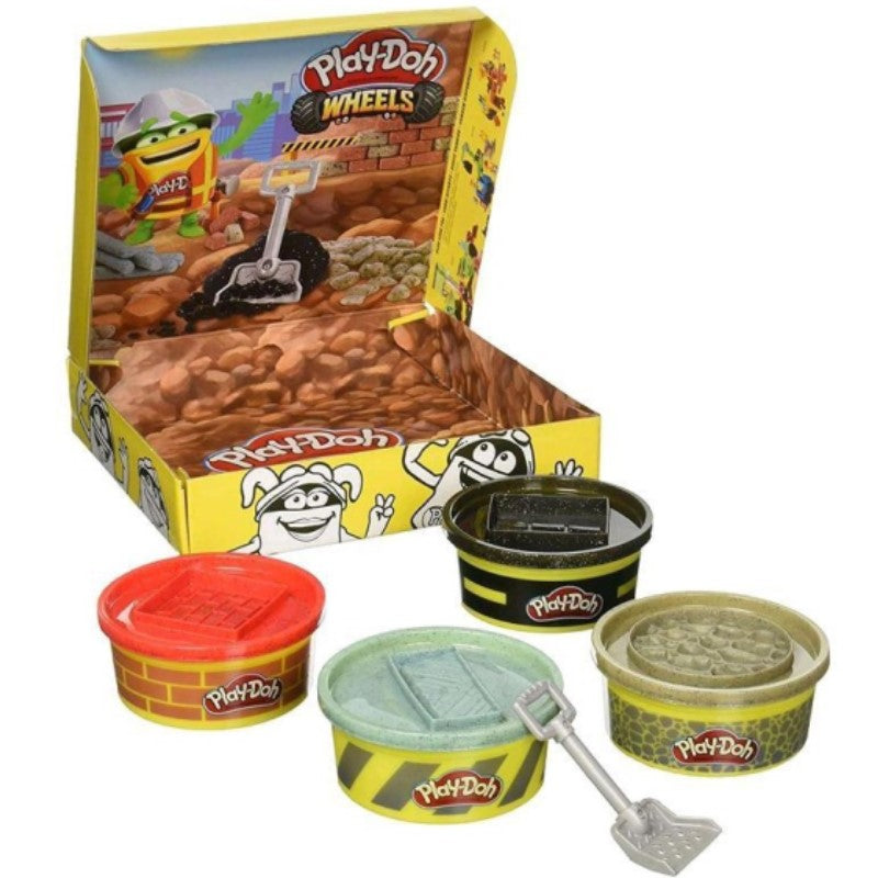 E6037 Play Doh Wheels Комплект Моделини 4 Броя Hasbro