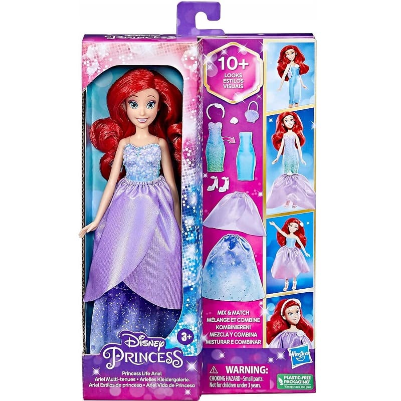F4624 Mix & Match Ariel baba kiegészítőkkel, 28 cm, Hasbro