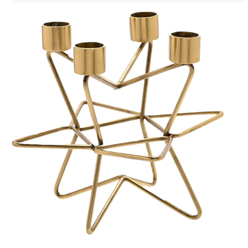 Xm10742 Gyertyatartó Celestial Gold Star Widdop Bingham