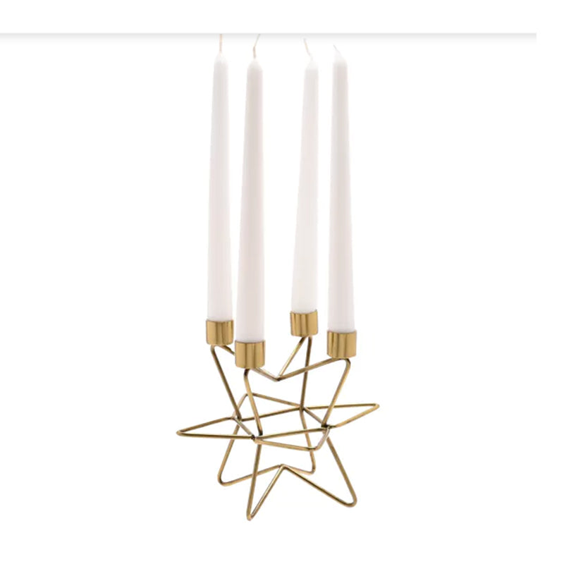 Xm10742 Gyertyatartó Celestial Gold Star Widdop Bingham