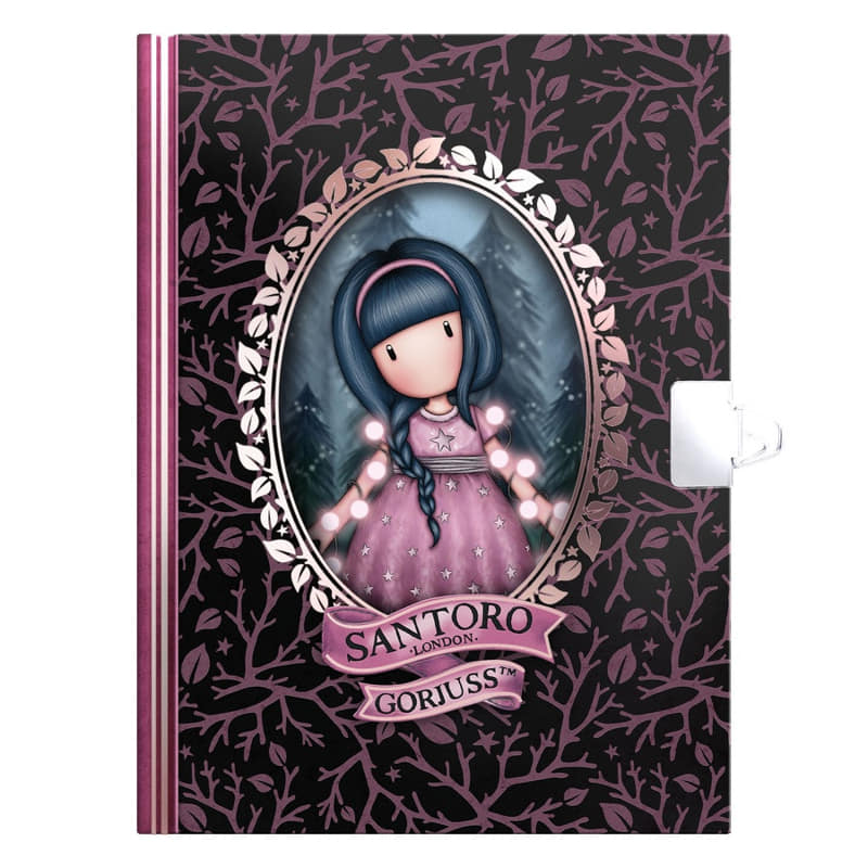 К Кт Тефтер Със Заключване Fairy Dusk Santoro
