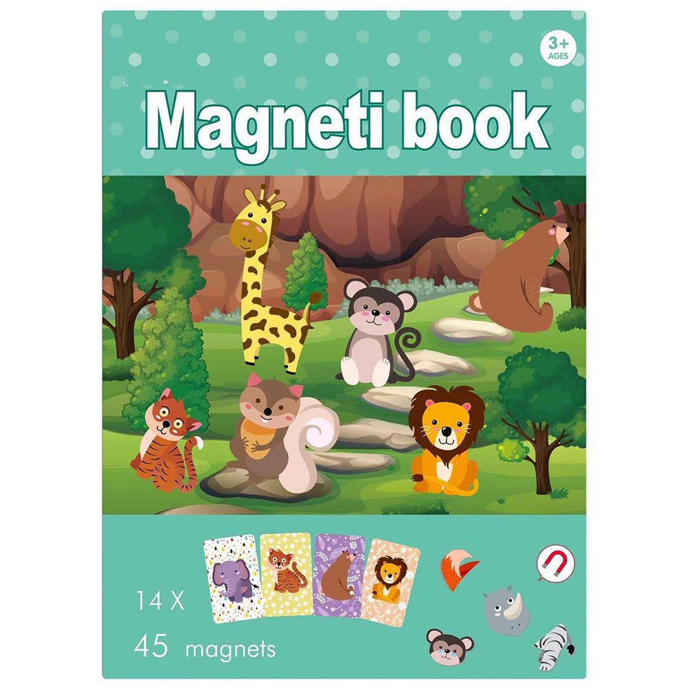 Raya Toys Állatok világa mágneses könyv