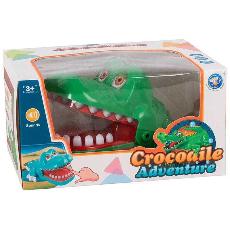 Krokodilkaland játék – Zöld – Raya Toys